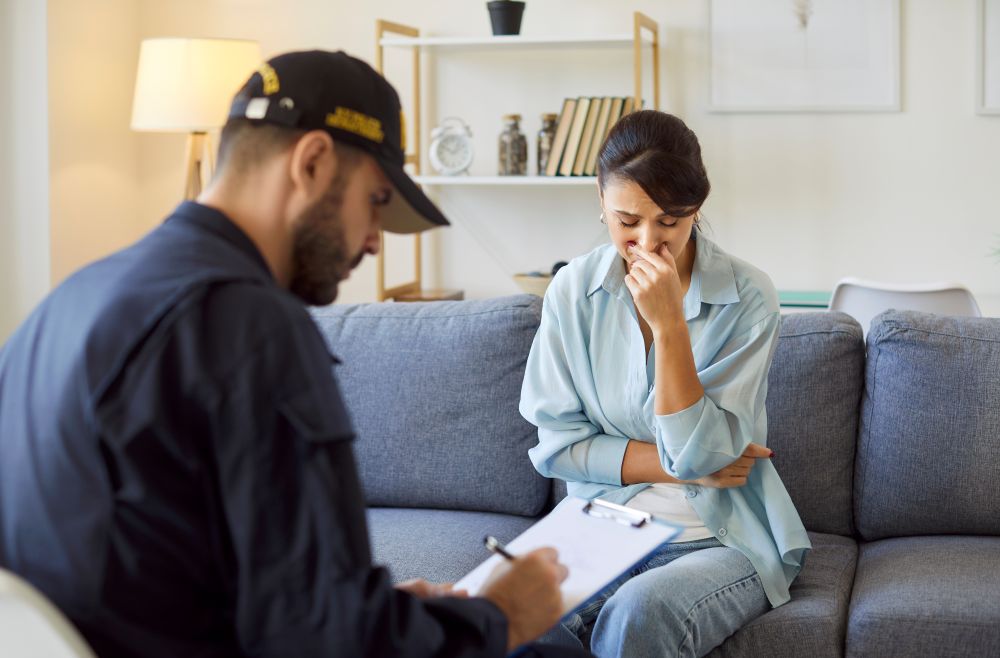 Person filing a complaint for sexual assault